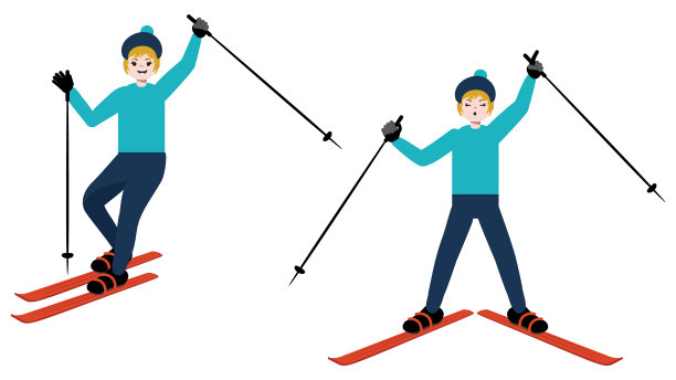 女子滑雪图片下载