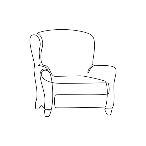 家具扶手椅的家庭内部在复古图片下载