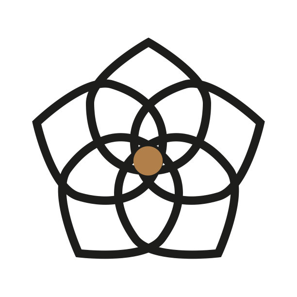 日本风格的花卉图案卡蒙象征图片下载