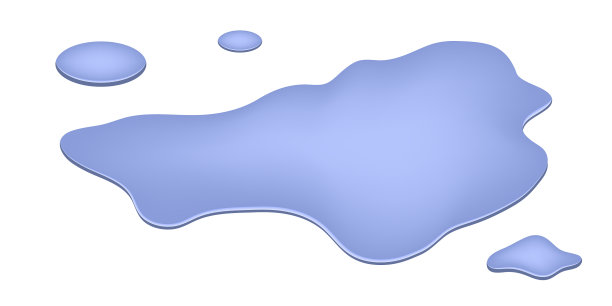 水坑溢出滴液体溅出蓝色图片下载