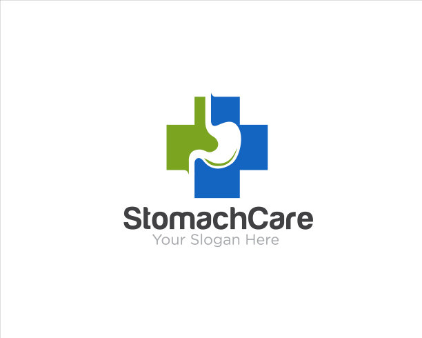 以养胃加健康为标志设计图片下载