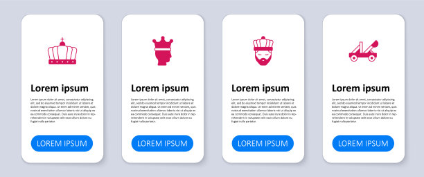 设置中世纪弹射王与皇冠和图片下载