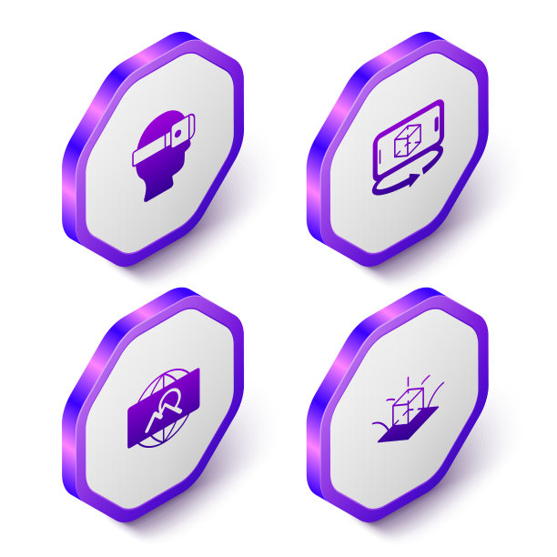 设置等距虚拟现实眼镜三维建模图片下载