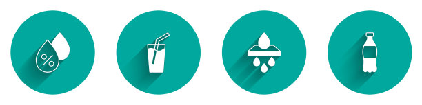 将水滴百分比的玻璃加入水图片下载