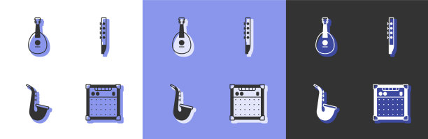 设置吉他放大器曼陀林萨克斯风和图片下载