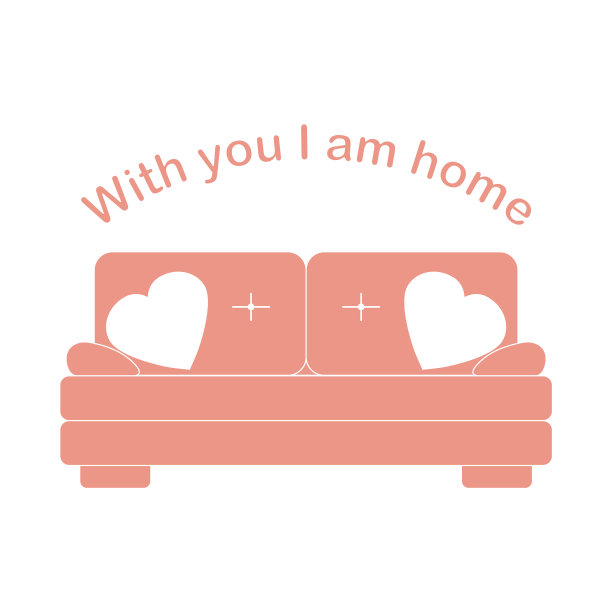 情人节心形沙发枕头图片下载