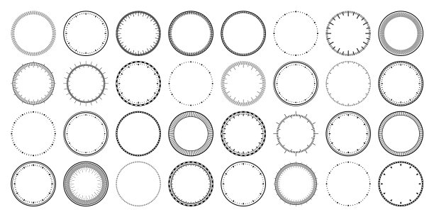 机械钟面表圈表盘配合图片下载
