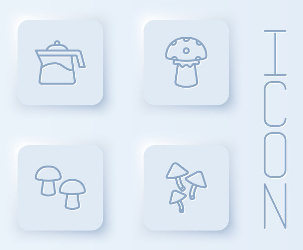 定线茶壶菇白方图片下载