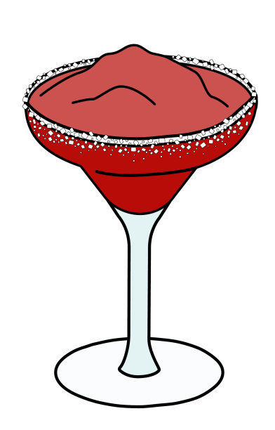 红白圣诞冰草莓代基里酒图片下载