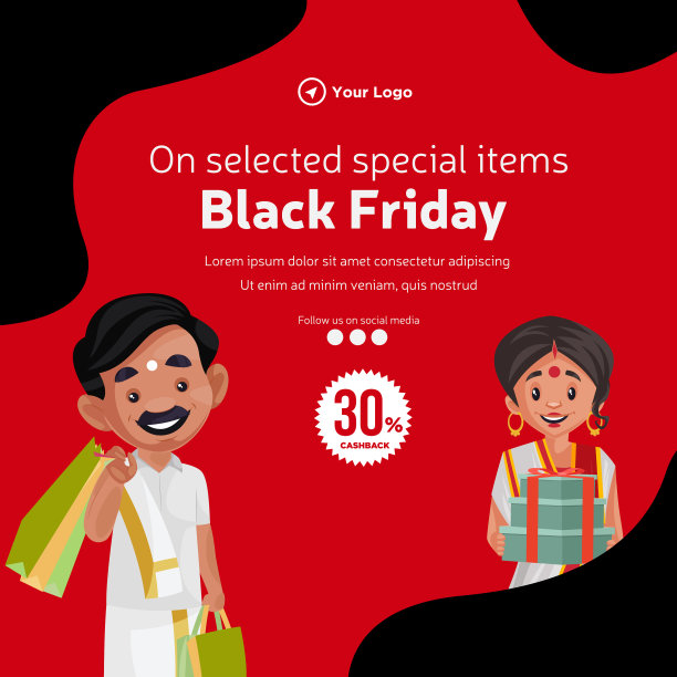 黑色星期五的横幅设计图片下载