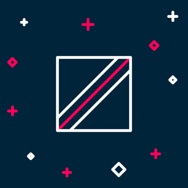 线纺织品面料卷图标孤立在蓝色上图片下载