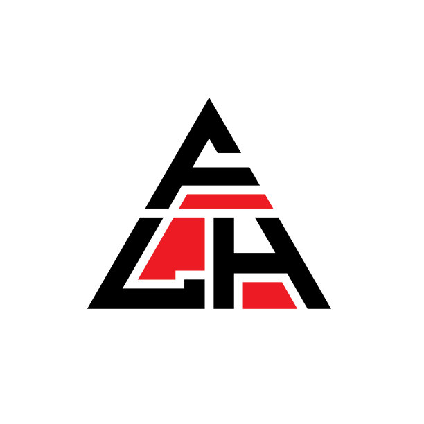 FLH三角形字母标志设计用三角形图片下载