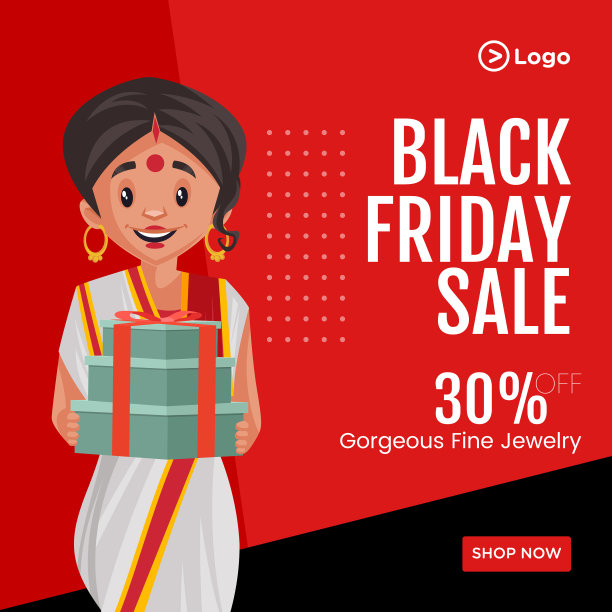 黑色星期五促销的横幅设计图片下载