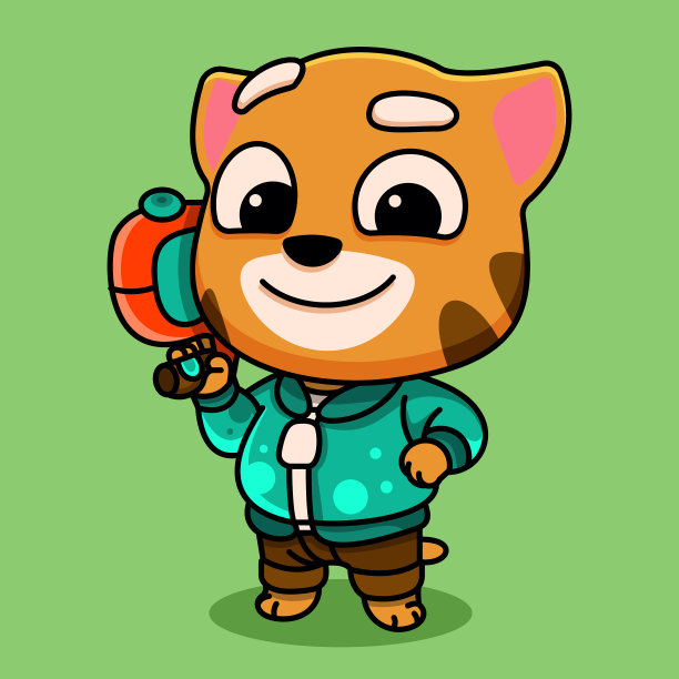 可爱的猫狙击手图片下载