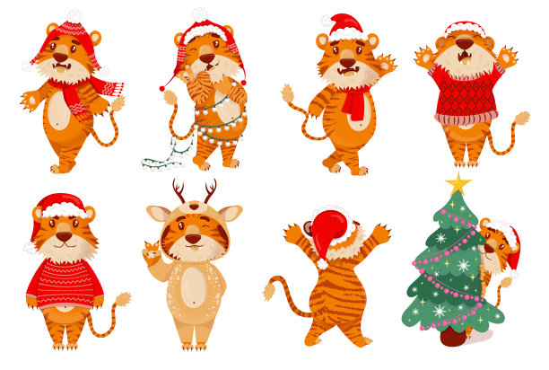 可爱的老虎集图片下载