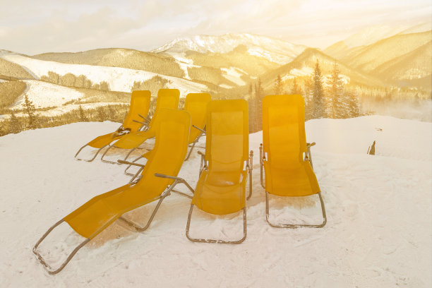 亚斯纳，斯洛伐克，冬季滑雪胜地。haise休息室图片下载