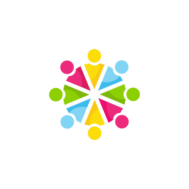 社区网络和社会图标图片下载