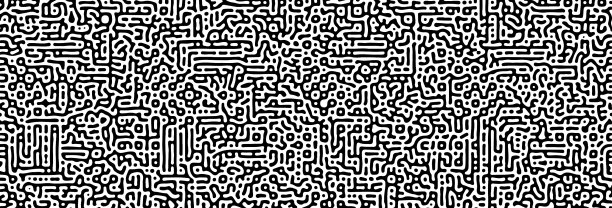 图灵图案单色纹理酷炫现代图片下载