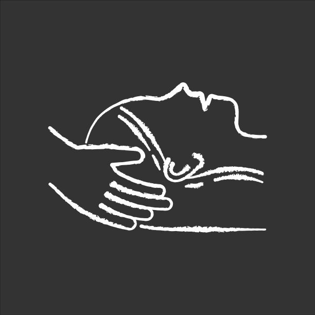 理疗粉笔白色图标黑色图片下载