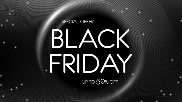 黑色星期五打折广告横幅图片下载