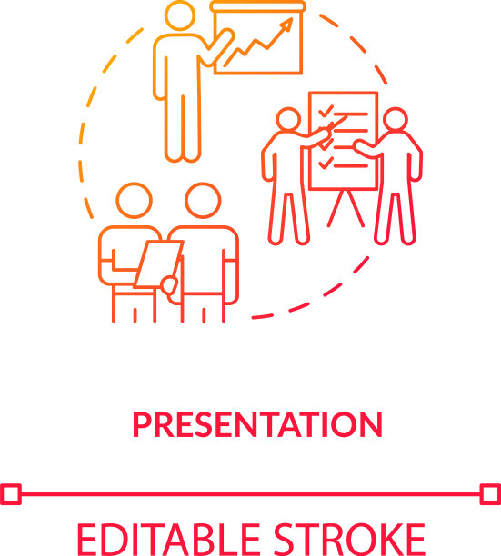 设计师工作展示概念图标项目图片下载