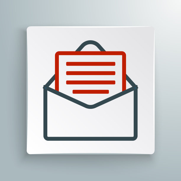 装有圣诞派对邀请卡的信封图片下载