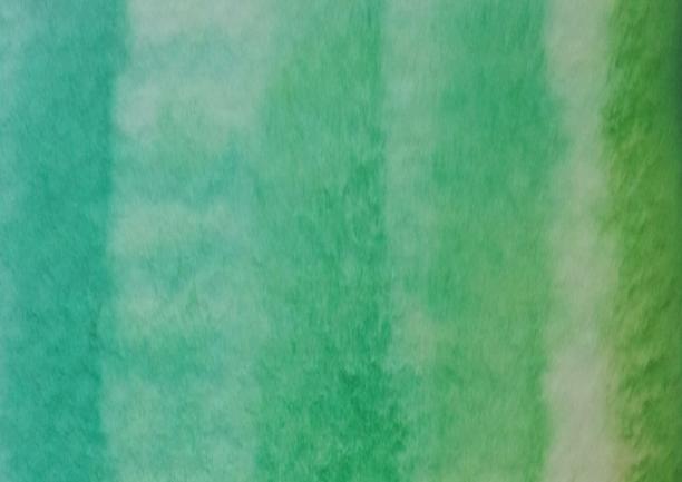 抽象的绿色色调渐变水彩画背景。现代艺术作品。刷抚摸绘画。水彩彩色背景手绘在纸上的拷贝空间-插图图片下载