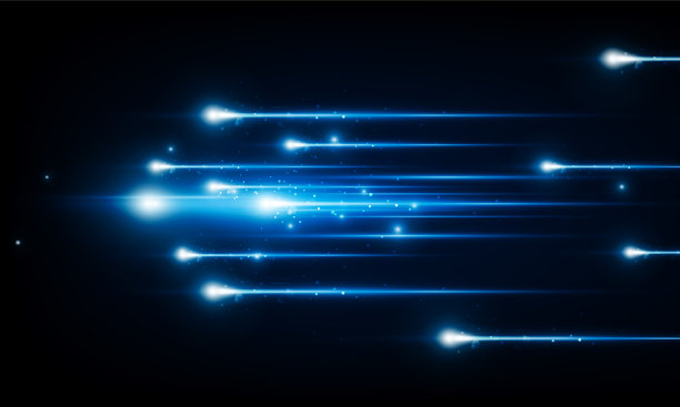 高速度的概念。箭光科技背景高科通讯理念创新背景，矢量设计图片下载