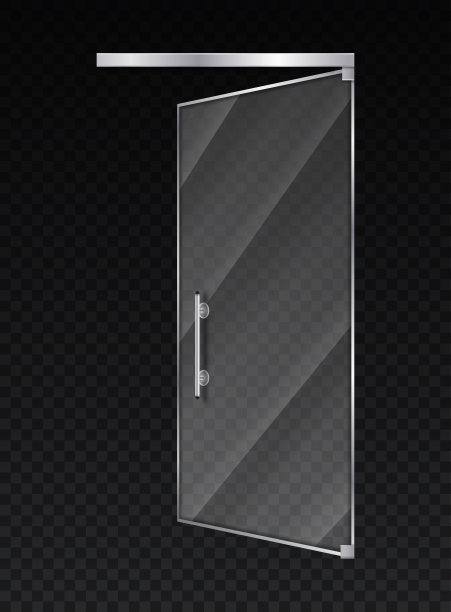 玻璃门打开图片下载