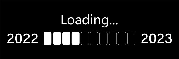 新年快乐吧，显示从2022年到图片下载