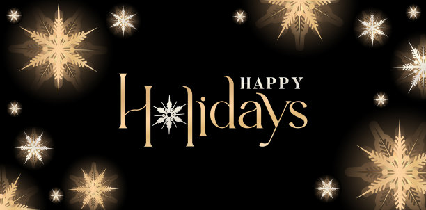 节日快乐，雪花黄金图片下载