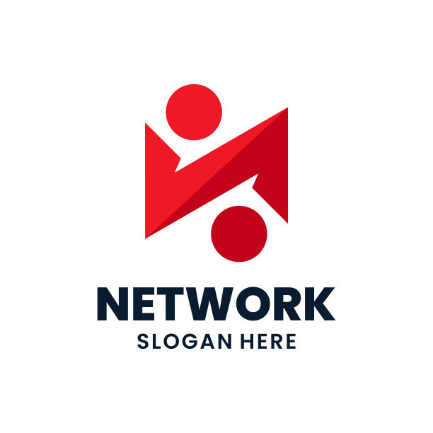 合作伙伴标志模板设计。字母N成功标志。创意社会人标志，伙伴关系，团结等。图片下载