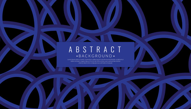 抽象的圆形图案背景。蓝色的概念。矢量插图。图片下载