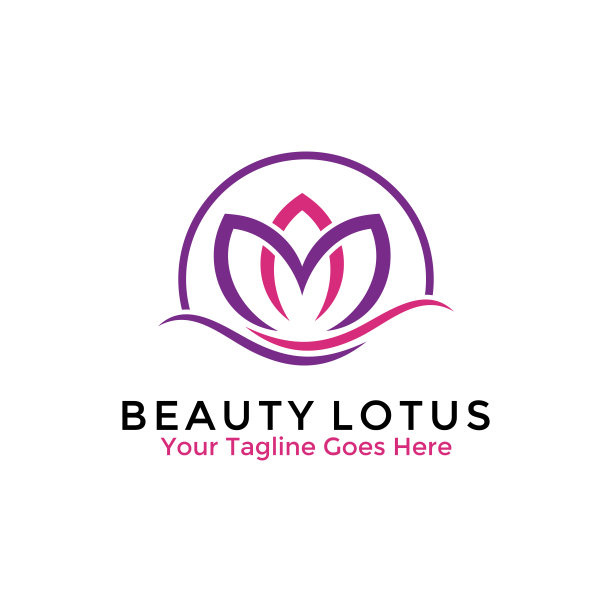 美丽莲花设计模板图片下载