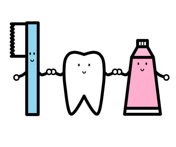 牙齿与牙刷、牙膏的特性图片下载