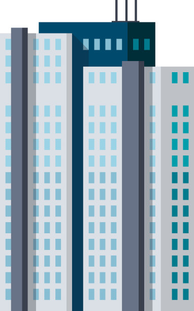 高层城市建筑住宅地产icon图片下载