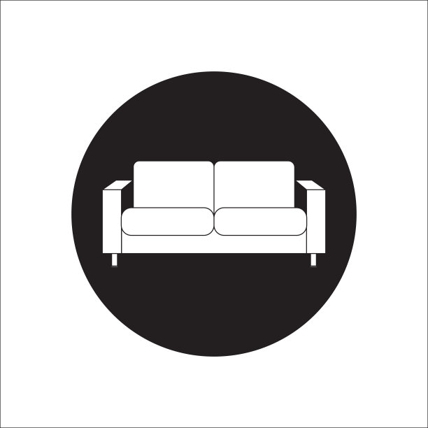 沙发图标矢量图片下载