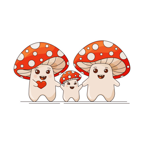 一群可爱的飞木耳，人物图片下载