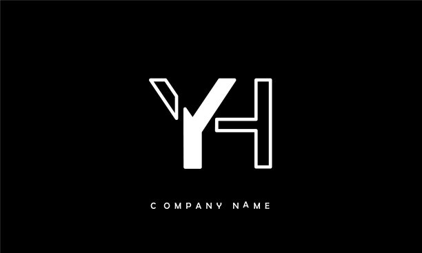 YH, HY字母字母标志字母组合图片下载