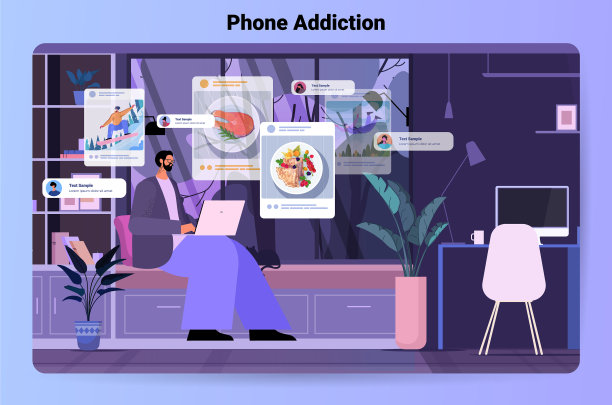 在社交网络上分享照片的博主图片下载