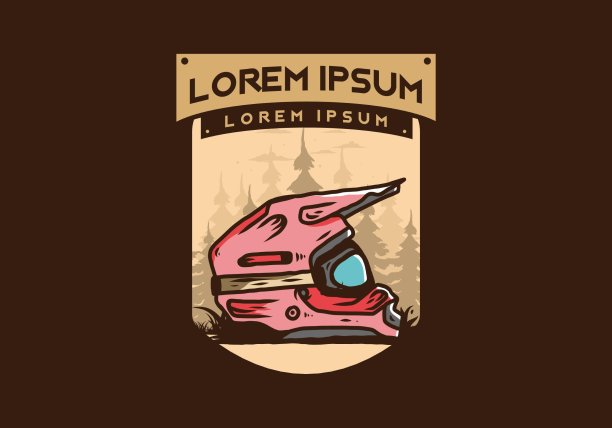 户外摩托车越野头盔插图图片下载