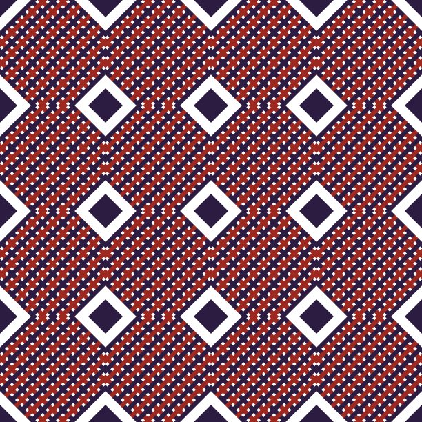 无缝图案几何图案条纹背景无缝纹理红蓝白现代图形图案图片下载