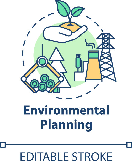 环境规划概念图标建筑图片下载