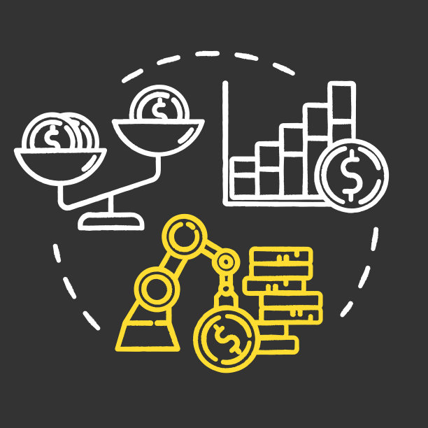 财务策略粉笔RGB颜色概念图标图片下载