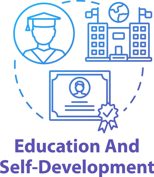 教育与自我发展理念icon图片下载