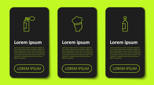 定线香水意大利厨师和一瓶葡萄酒图片下载