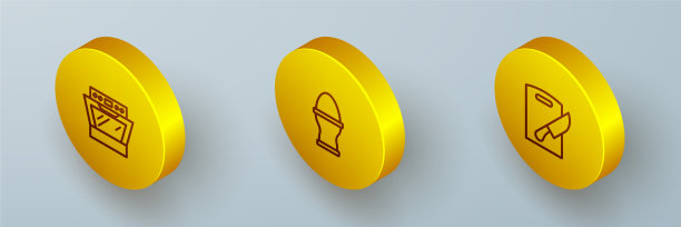 把等距线烤箱鸡蛋放在一个架子上图片下载