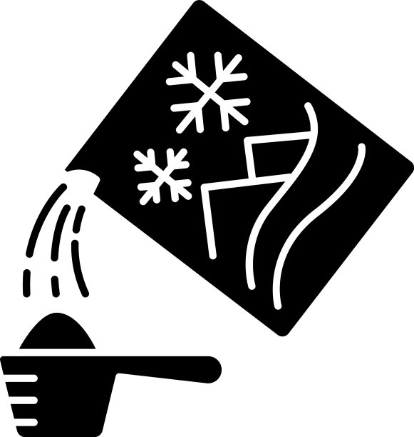 洗衣粉黑色字形图标清洁产品图片下载