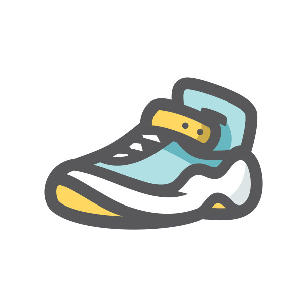 运动鞋跑步鞋图标卡通图片下载