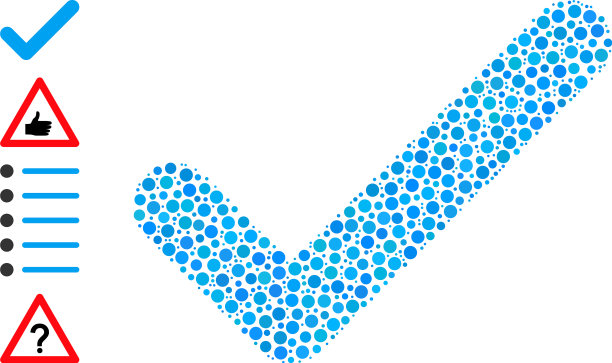 圆点和类似图标的马赛克图片下载